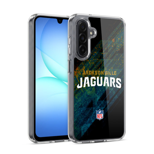 NFL Jacksonville Jaguars Logo Blur Soft Gel Case for Samsung Galaxy A17 4G / 5G
