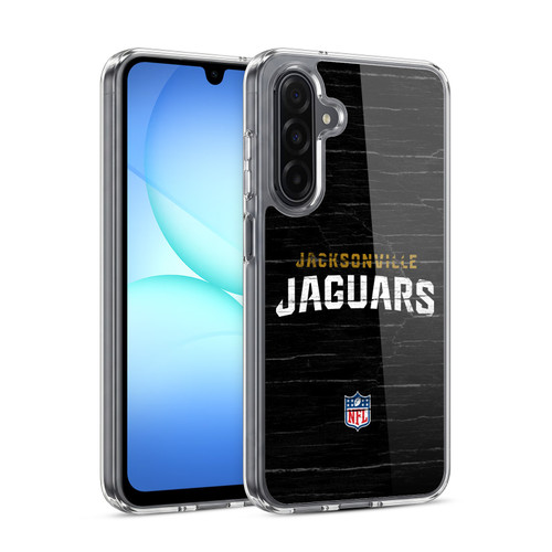 NFL Jacksonville Jaguars Logo Distressed Look Soft Gel Case for Samsung Galaxy A17 4G / 5G