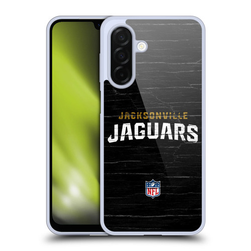 NFL Jacksonville Jaguars Logo Distressed Look Soft Gel Case for Samsung Galaxy A26 5G