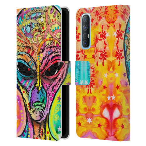 Dean Russo Pop Culture Alien Leather Book Wallet Case Cover For OPPO Find X2 Neo 5G