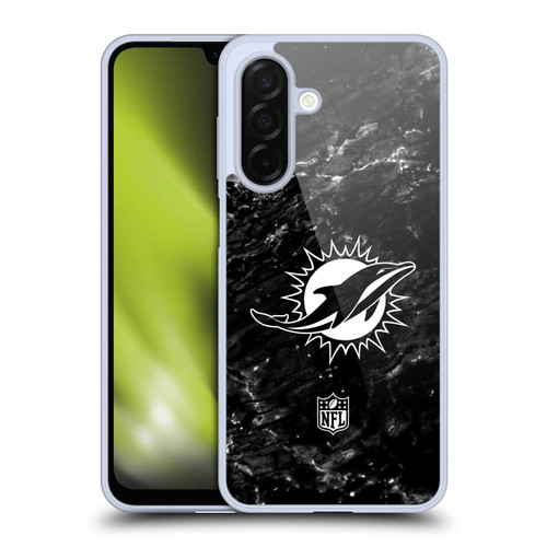 NFL Miami Dolphins Artwork Marble Soft Gel Case for Samsung Galaxy A26 5G
