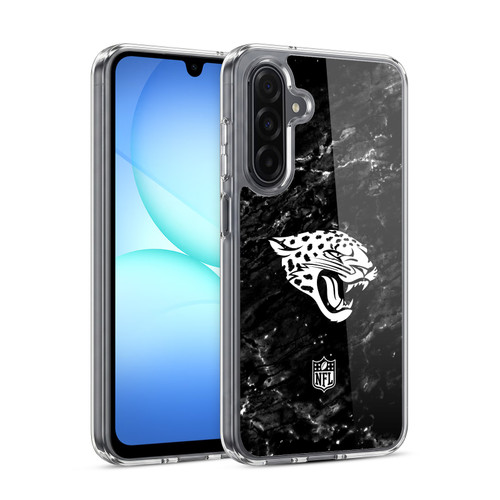 NFL Jacksonville Jaguars Artwork Marble Soft Gel Case for Samsung Galaxy A17 4G / 5G