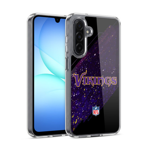 NFL Minnesota Vikings Logo Blur Soft Gel Case for Samsung Galaxy A17 4G / 5G