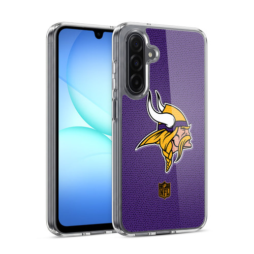 NFL Minnesota Vikings Logo Football Soft Gel Case for Samsung Galaxy A17 4G / 5G
