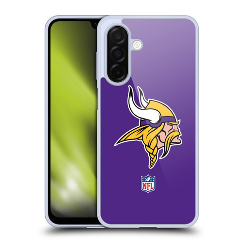 NFL Minnesota Vikings Logo Plain Soft Gel Case for Samsung Galaxy A26 5G