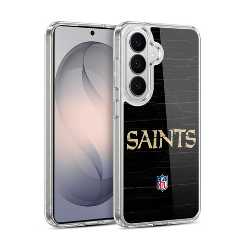 NFL New Orleans Saints Logo Distressed Look Soft Gel Case for Samsung Galaxy S26 Plus