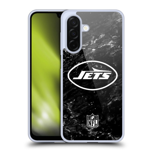 NFL New York Jets Artwork Marble Soft Gel Case for Samsung Galaxy A26 5G