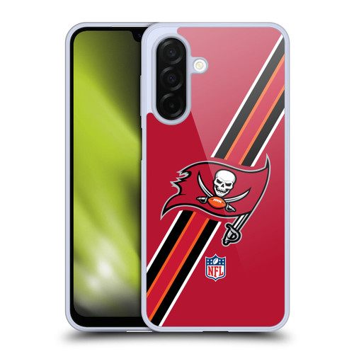 NFL Tampa Bay Buccaneers Logo Stripes Soft Gel Case for Samsung Galaxy A26 5G
