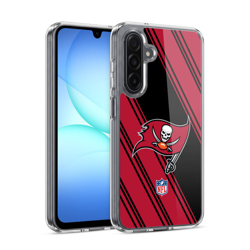 NFL Tampa Bay Buccaneers Artwork Stripes Soft Gel Case for Samsung Galaxy A17 4G / 5G