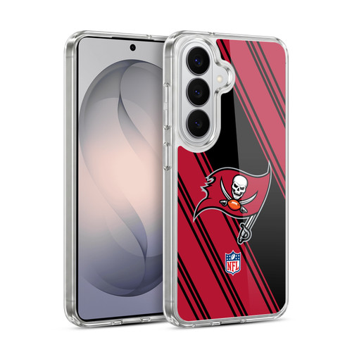 NFL Tampa Bay Buccaneers Artwork Stripes Soft Gel Case for Samsung Galaxy S26 Plus