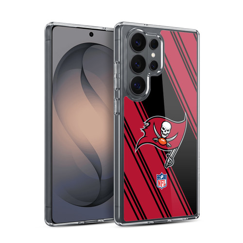 NFL Tampa Bay Buccaneers Artwork Stripes Soft Gel Case for Samsung Galaxy S26 Ultra