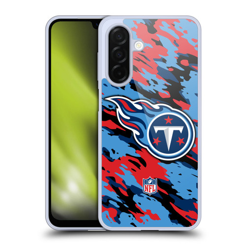 NFL Tennessee Titans Logo Camou Soft Gel Case for Samsung Galaxy A26 5G