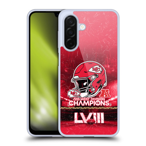 NFL 2024 Division Champions AFC Helmet Chiefs Soft Gel Case for Samsung Galaxy A26 5G