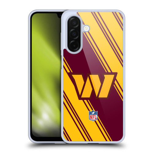 NFL Washington Football Team Artwork Stripes Soft Gel Case for Samsung Galaxy A26 5G