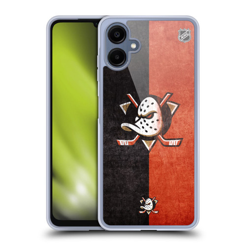 NHL Anaheim Ducks Half Distressed Soft Gel Case for Samsung Galaxy A06 4G / 5G