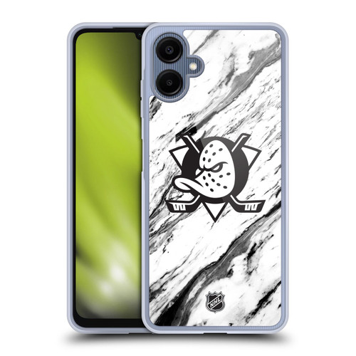 NHL Anaheim Ducks Marble Soft Gel Case for Samsung Galaxy A06 4G / 5G