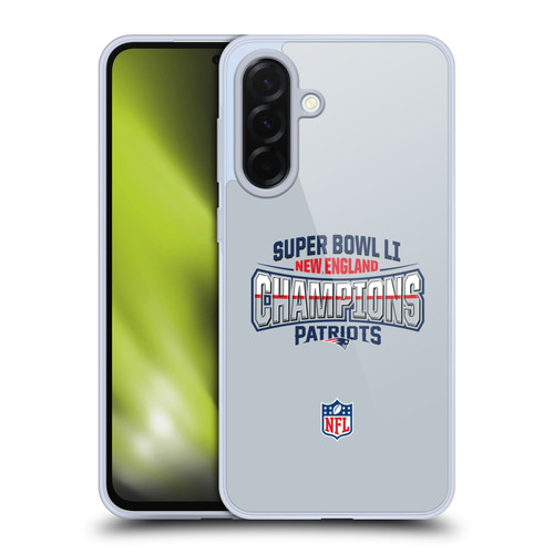 NFL 2017 Super Bowl Li Champion New England Patriots 2 Soft Gel Case for Samsung Galaxy A36 5G