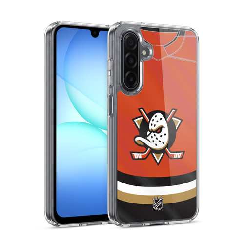 NHL Anaheim Ducks Jersey Soft Gel Case for Samsung Galaxy A17 4G / 5G