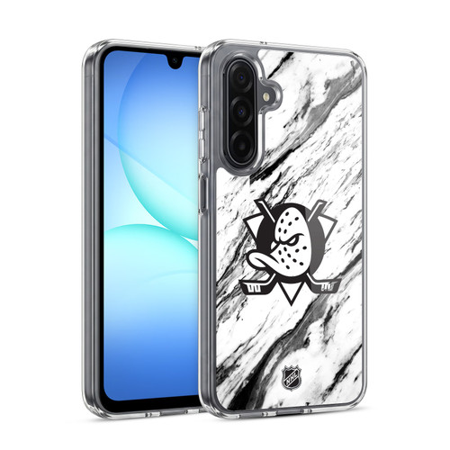 NHL Anaheim Ducks Marble Soft Gel Case for Samsung Galaxy A17 4G / 5G