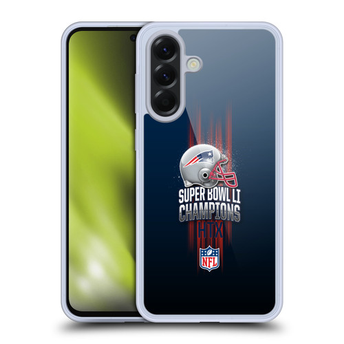 NFL 2017 Super Bowl Li Champion New England Patriots 1 Soft Gel Case for Samsung Galaxy A56 5G