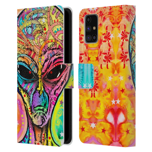 Dean Russo Pop Culture Alien Leather Book Wallet Case Cover For Samsung Galaxy M31s (2020)