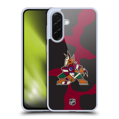 NHL Arizona Coyotes Cow Pattern Soft Gel Case for Samsung Galaxy A36 5G