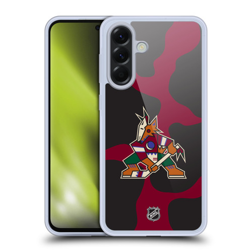 NHL Arizona Coyotes Cow Pattern Soft Gel Case for Samsung Galaxy A56 5G