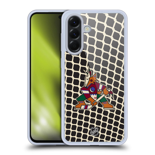 NHL Arizona Coyotes Net Pattern Soft Gel Case for Samsung Galaxy A56 5G