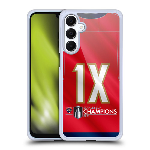 NHL 2024 Stanley Cup Champions Florida Panthers Jersey Soft Gel Case for Samsung Galaxy A16 5G & MagSafe