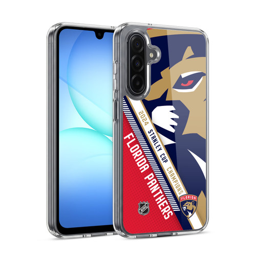 NHL 2024 Stanley Cup Champions Florida Panthers Oversized Soft Gel Case for Samsung Galaxy A17 4G / 5G