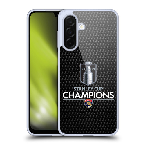 NHL 2024 Stanley Cup Champions Florida Panthers Puck Pattern Soft Gel Case for Samsung Galaxy A26 5G