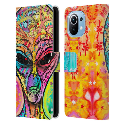 Dean Russo Pop Culture Alien Leather Book Wallet Case Cover For Xiaomi Mi 11