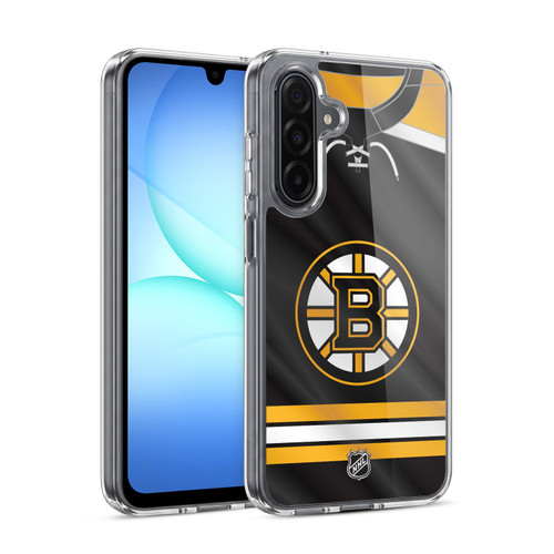 NHL Boston Bruins Jersey Soft Gel Case for Samsung Galaxy A17 4G / 5G