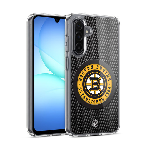 NHL Boston Bruins Puck Texture Soft Gel Case for Samsung Galaxy A17 4G / 5G