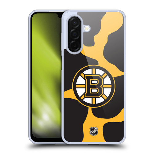 NHL Boston Bruins Cow Pattern Soft Gel Case for Samsung Galaxy A26 5G