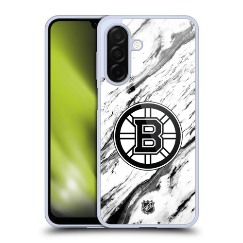NHL Boston Bruins Marble Soft Gel Case for Samsung Galaxy A26 5G