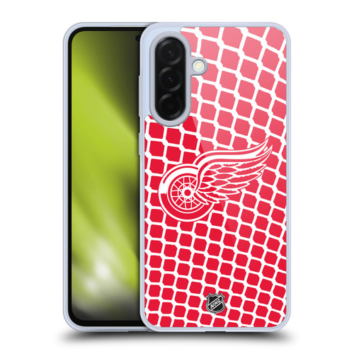 NHL Detroit Red Wings Net Pattern Soft Gel Case for Samsung Galaxy A36 5G