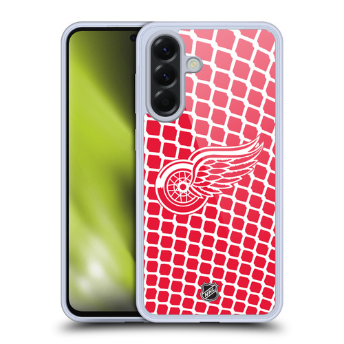 NHL Detroit Red Wings Net Pattern Soft Gel Case for Samsung Galaxy A56 5G