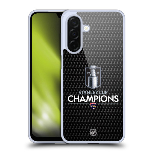 NHL 2025 Stanley Cup Champions Florida Panthers Puck Pattern Soft Gel Case for Samsung Galaxy A26 5G