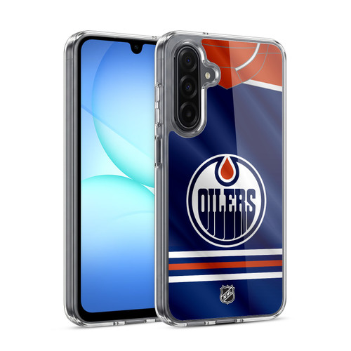 NHL Edmonton Oilers Jersey Soft Gel Case for Samsung Galaxy A17 4G / 5G