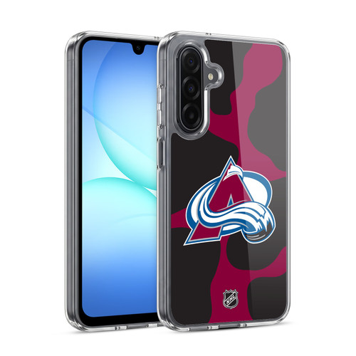 NHL Colorado Avalanche Cow Pattern Soft Gel Case for Samsung Galaxy A17 4G / 5G