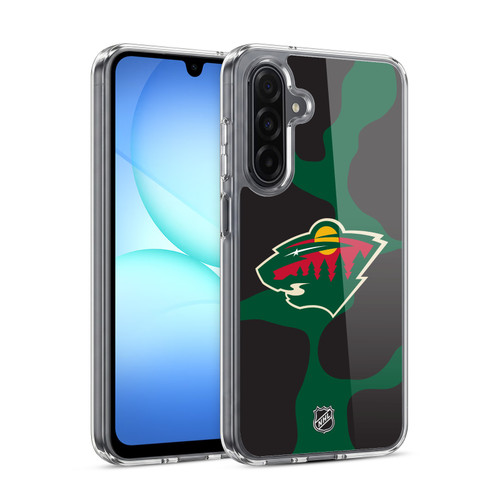 NHL Minnesota Wild Cow Pattern Soft Gel Case for Samsung Galaxy A17 4G / 5G