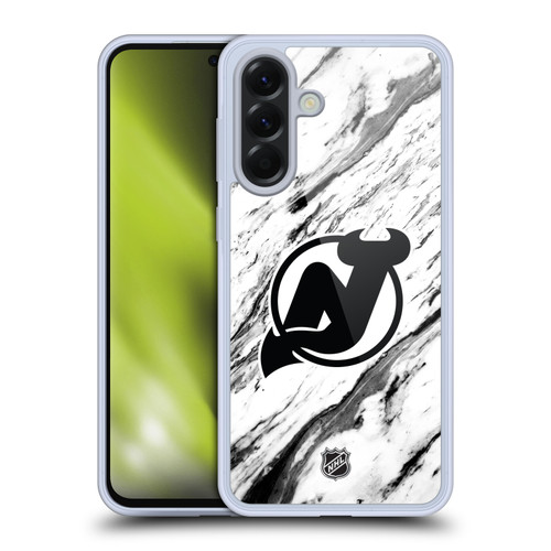 NHL New Jersey Devils Marble Soft Gel Case for Samsung Galaxy A56 5G