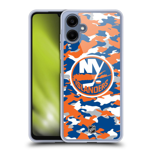 NHL New York Islanders Camouflage Soft Gel Case for Samsung Galaxy A06 4G / 5G