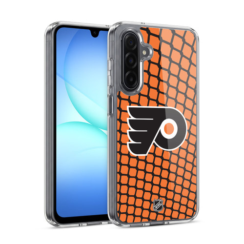 NHL Philadelphia Flyers Net Pattern Soft Gel Case for Samsung Galaxy A17 4G / 5G