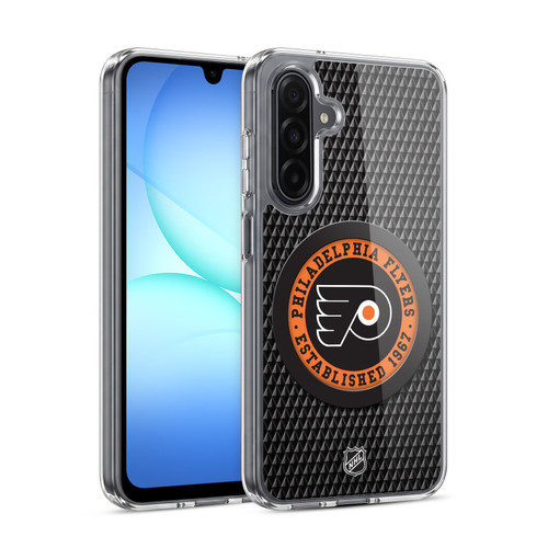 NHL Philadelphia Flyers Puck Texture Soft Gel Case for Samsung Galaxy A17 4G / 5G