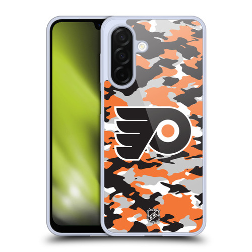 NHL Philadelphia Flyers Camouflage Soft Gel Case for Samsung Galaxy A26 5G