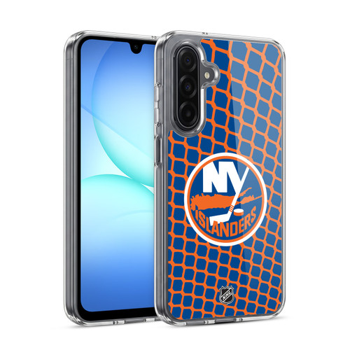 NHL New York Islanders Net Pattern Soft Gel Case for Samsung Galaxy A17 4G / 5G