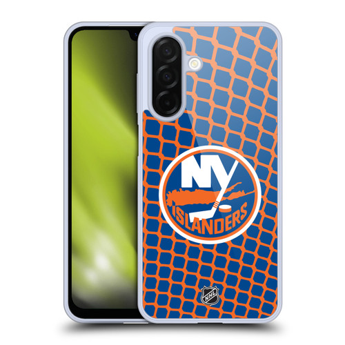 NHL New York Islanders Net Pattern Soft Gel Case for Samsung Galaxy A26 5G