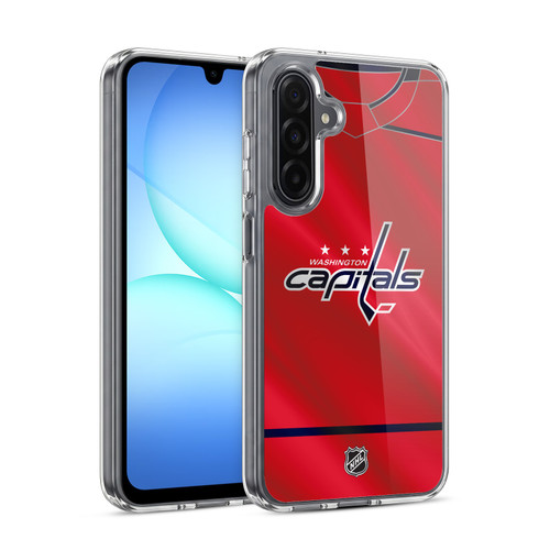 NHL Washington Capitals Jersey Soft Gel Case for Samsung Galaxy A17 4G / 5G